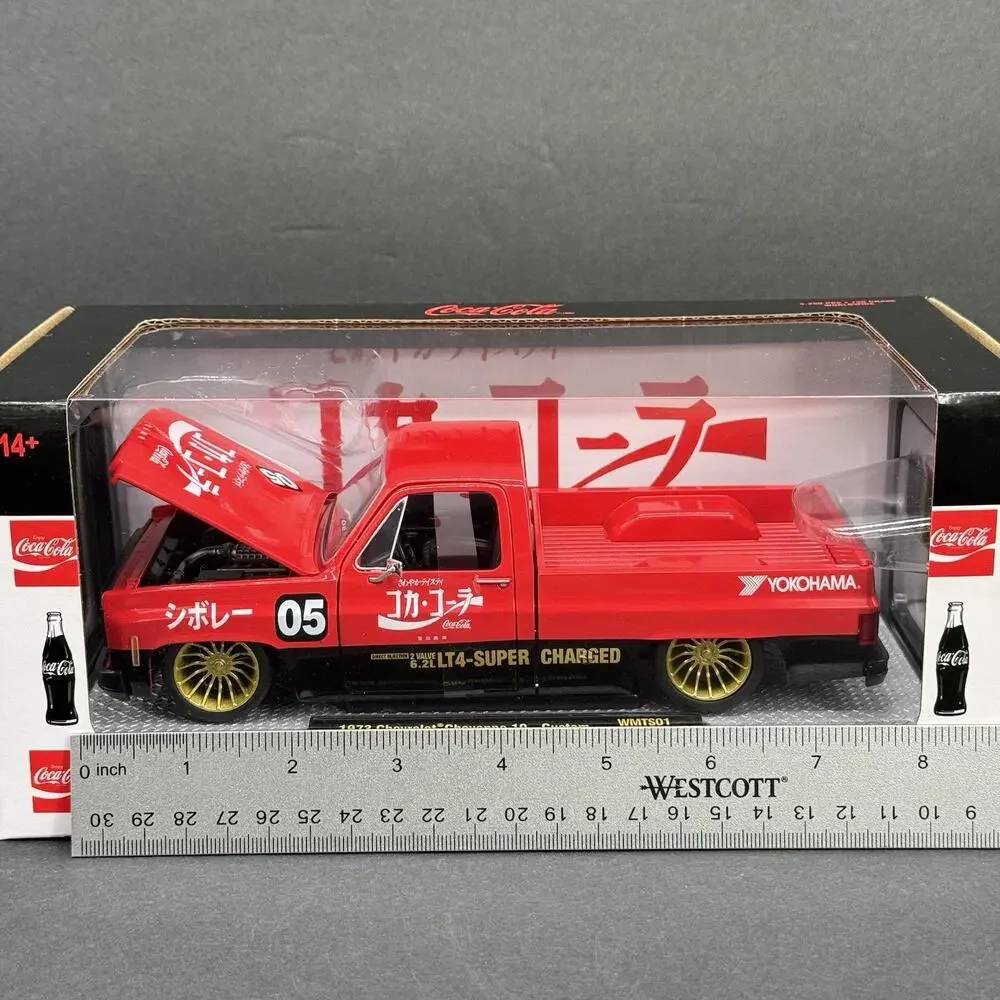 M2 1973 Chevrolet Cheyenne 10 Japan Coca Cola Squarebody 1/24 Diecast Truck